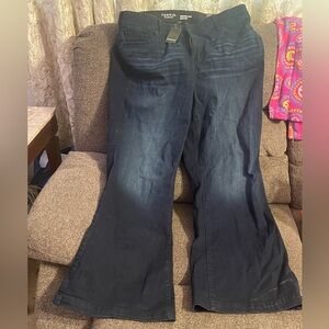 Torrid bombshell flare jeans, dark blue. Size 22R.